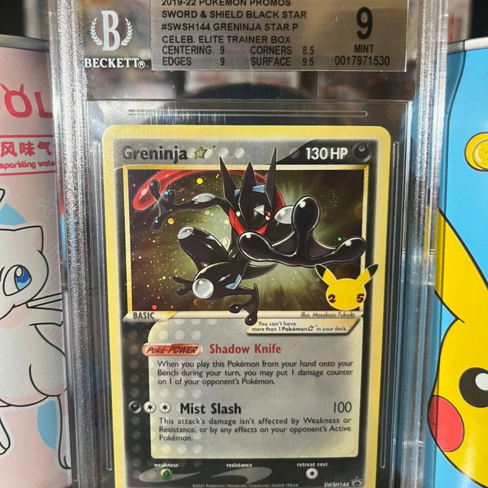 2019-22 Promo Greninja Gold Star #SWSH144 - BGS 9
