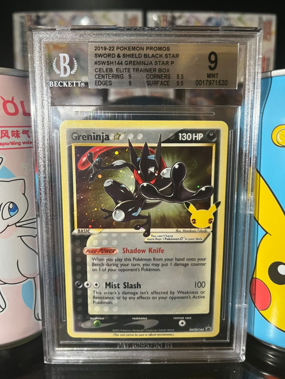 2019-22 Promo Greninja Gold Star #SWSH144 - BGS 9